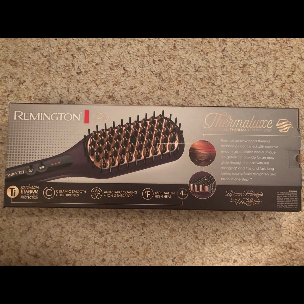 Straightening brush